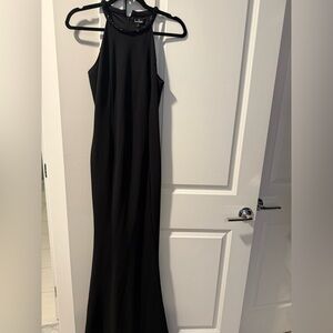 Black ball gown